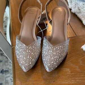 a new day Cream Embellished Heels